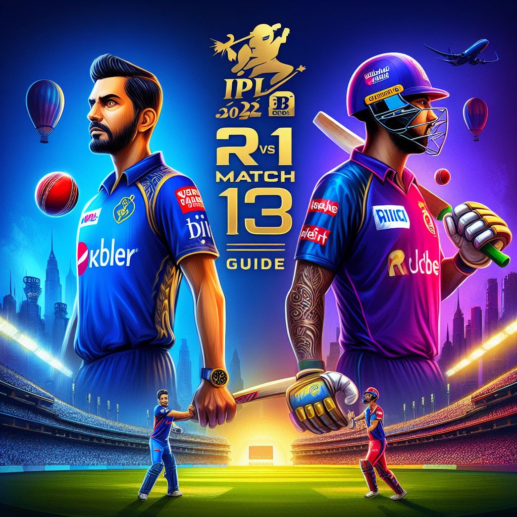 Catch the Thrill: IPL 2024 RR vs MI Match 13 Live Streaming Guide