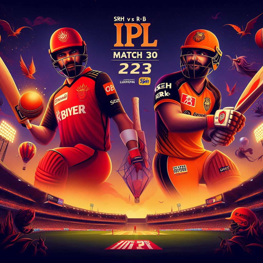 SRH vs RCB IPL 2024 Match 30 Live Stream